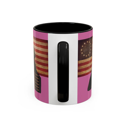 Washington's Earnest Prayer Pink Accent Mug by theGreenDragonTavern.shop