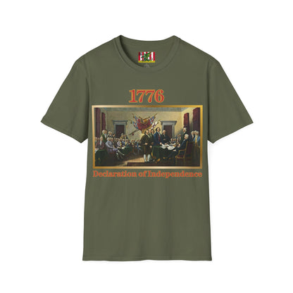 Declaration of Independence Dark colors Unisex T-Shirt by theGreenDragonTavern.shop