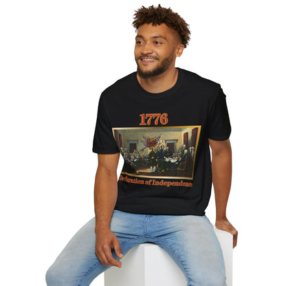 Declaration of Independence Dark colors Unisex T-Shirt by theGreenDragonTavern.shop
