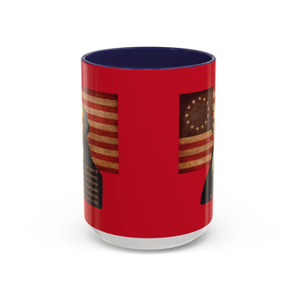 Washington's Earnest Prayer Red Accent Mug by theGreenDragonTavern.shop