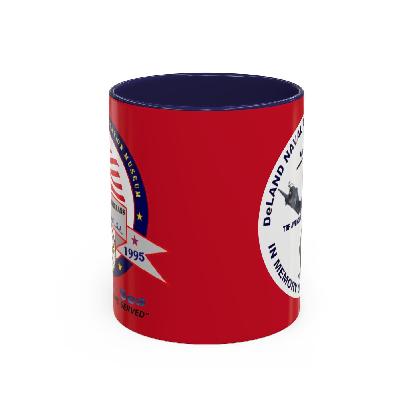 DNASM 2-sided, Founding & Student Art w/WhiteBG Red Accent Mug by theGreenDragonTavern.shop