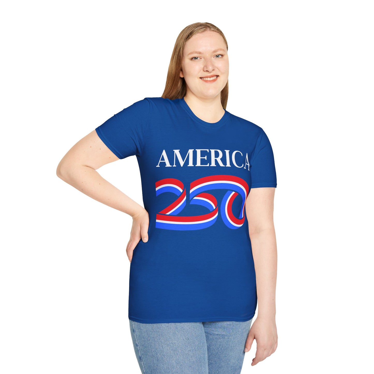 America 250 White font, Dark colors, Unisex T-Shirt by theGreenDragonTavern.shop