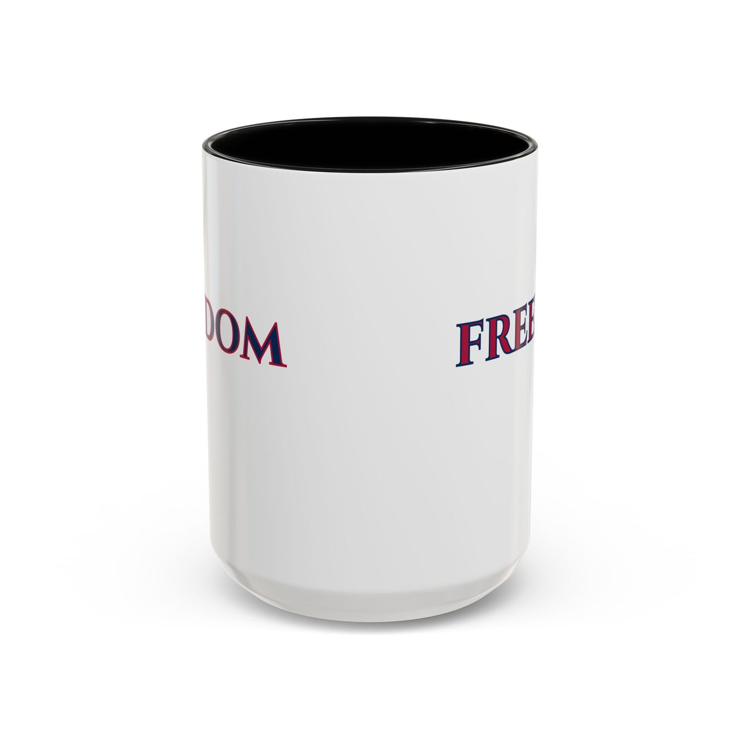 Freedom, White Accent Mug by theGreenDragonTavern.shop