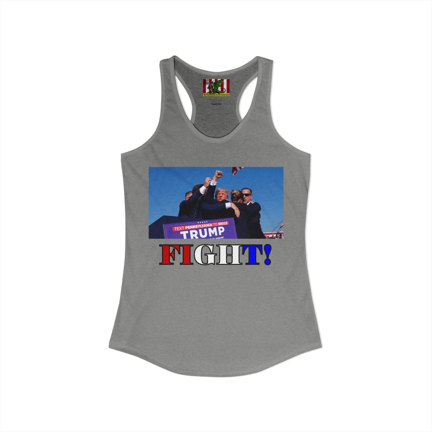 Fight! Women's Racerback Tank Top by theGreenDragonTavern.shop