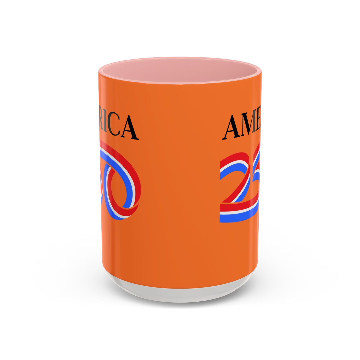 America 250 Orange Accent Mug by theGreenDragonTavern.shop
