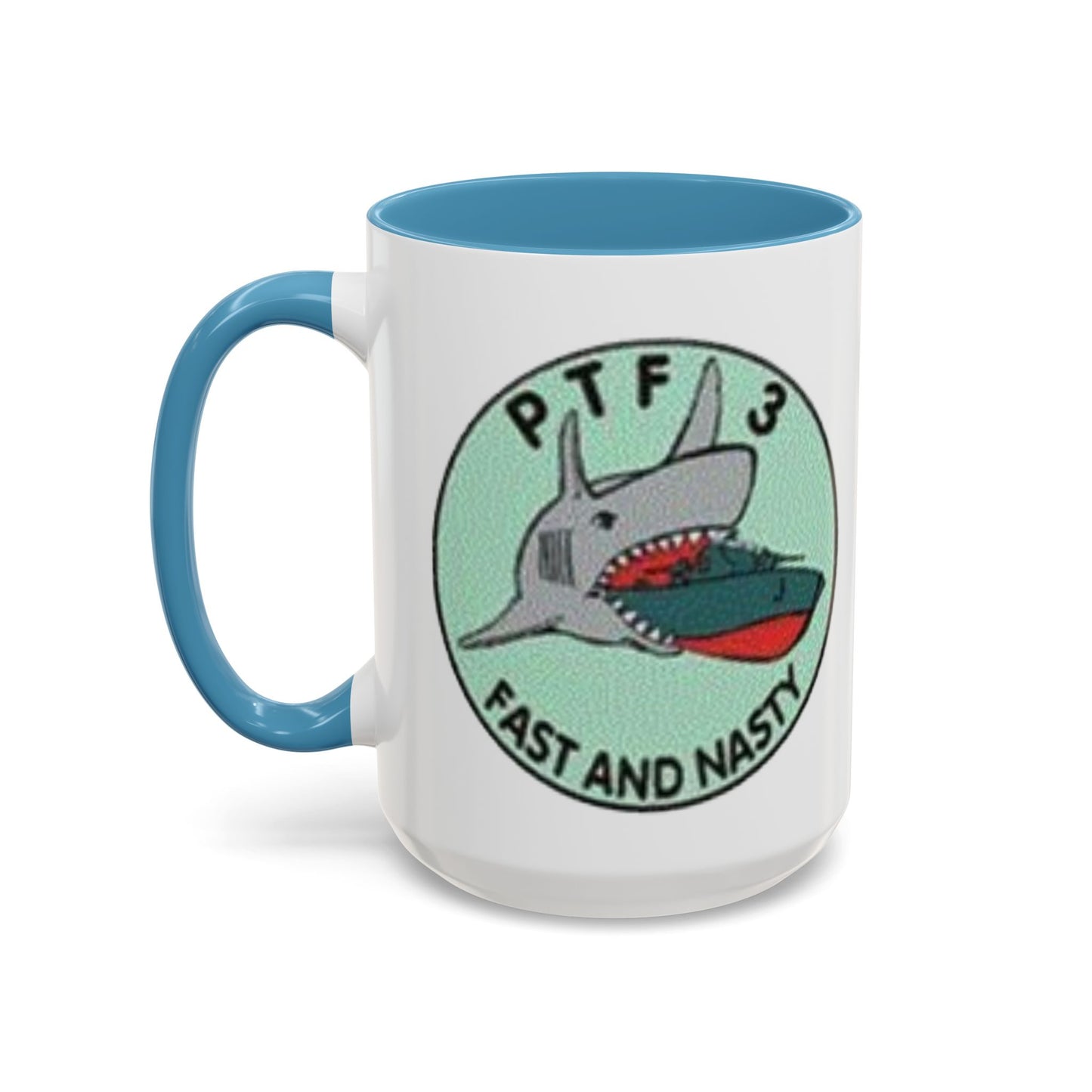 DNASM PTF-3 White Accent Mug by theGreenDragonTavern.shop