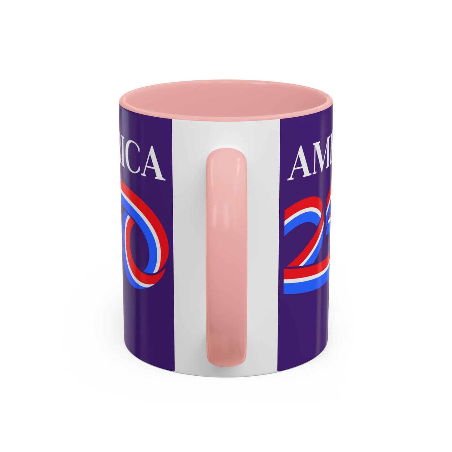 America 250 Dark Purple Accent Mug by theGreenDragonTavern.shop