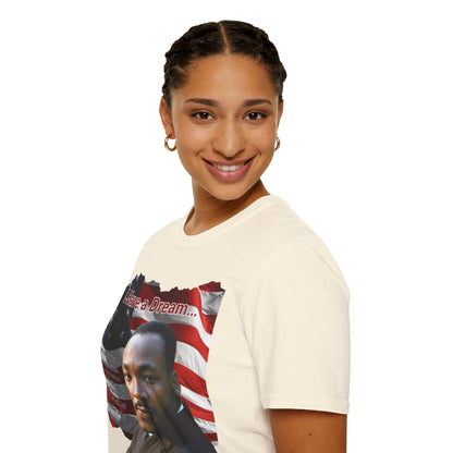 "I Have a Dream" MLKJr Light colors Unisex T-Shirt by theGreenDragonTavern.shop
