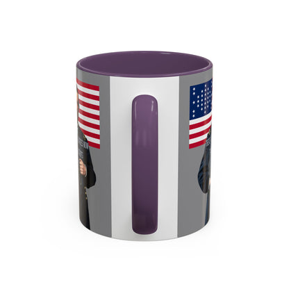 "Traitors and Patriots" Ulysses Grant Grey Accent Mug by theGreenDragonTavern.shop