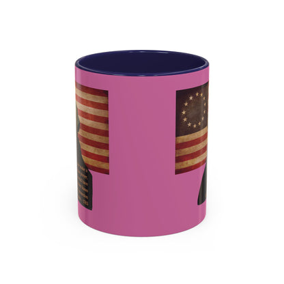 Washington's Earnest Prayer Pink Accent Mug by theGreenDragonTavern.shop