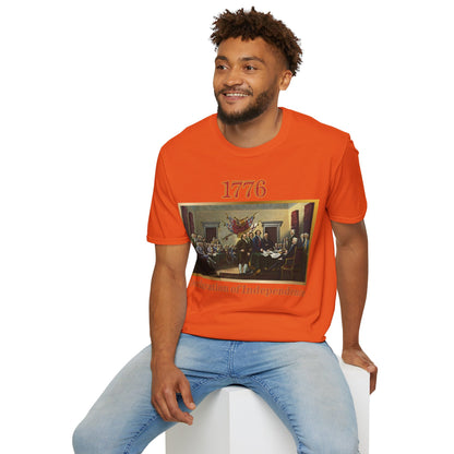 Declaration of Independence Light colors Unisex T-Shirt by theGreenDragonTavern.shop