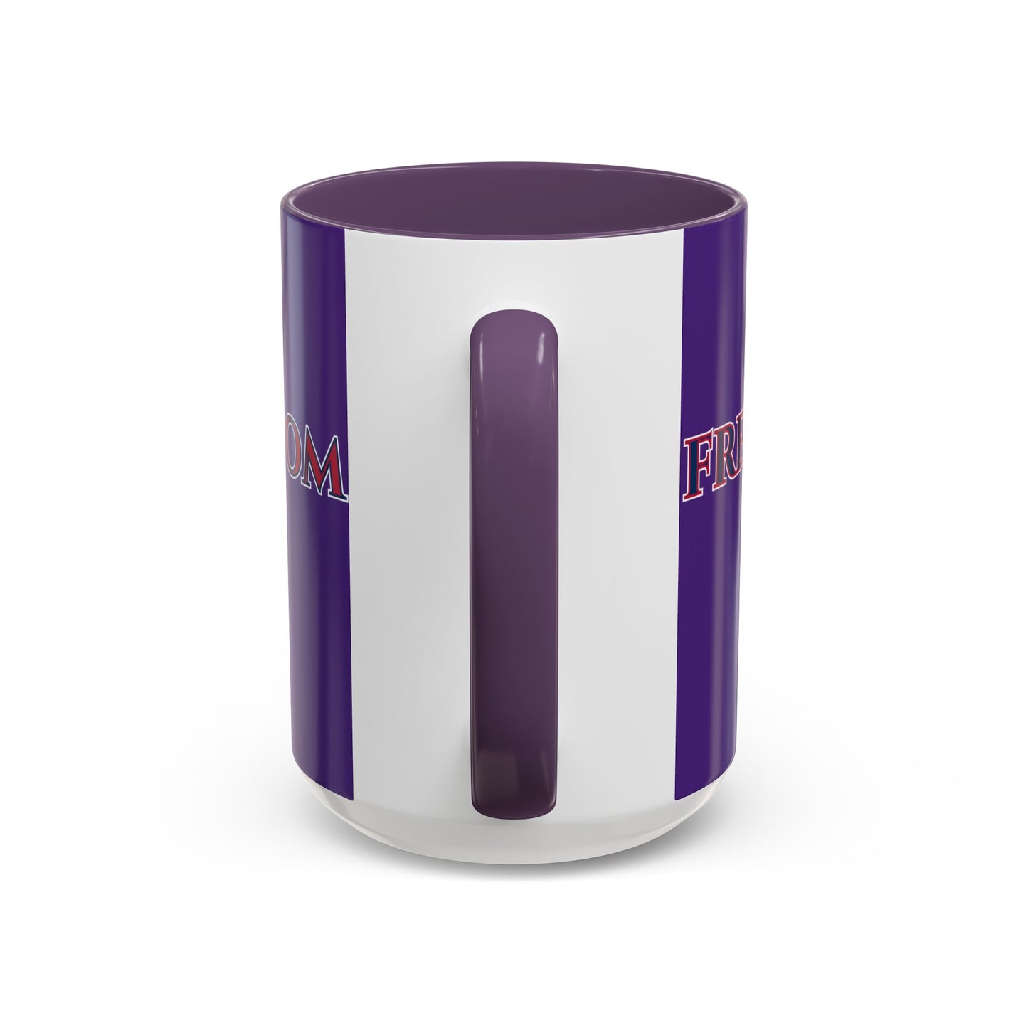 Freedom, Dark Purple Accent Mug by theGreenDragonTavern.shop