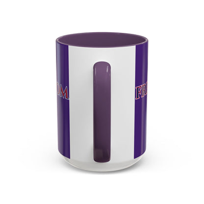 Freedom, Dark Purple Accent Mug by theGreenDragonTavern.shop