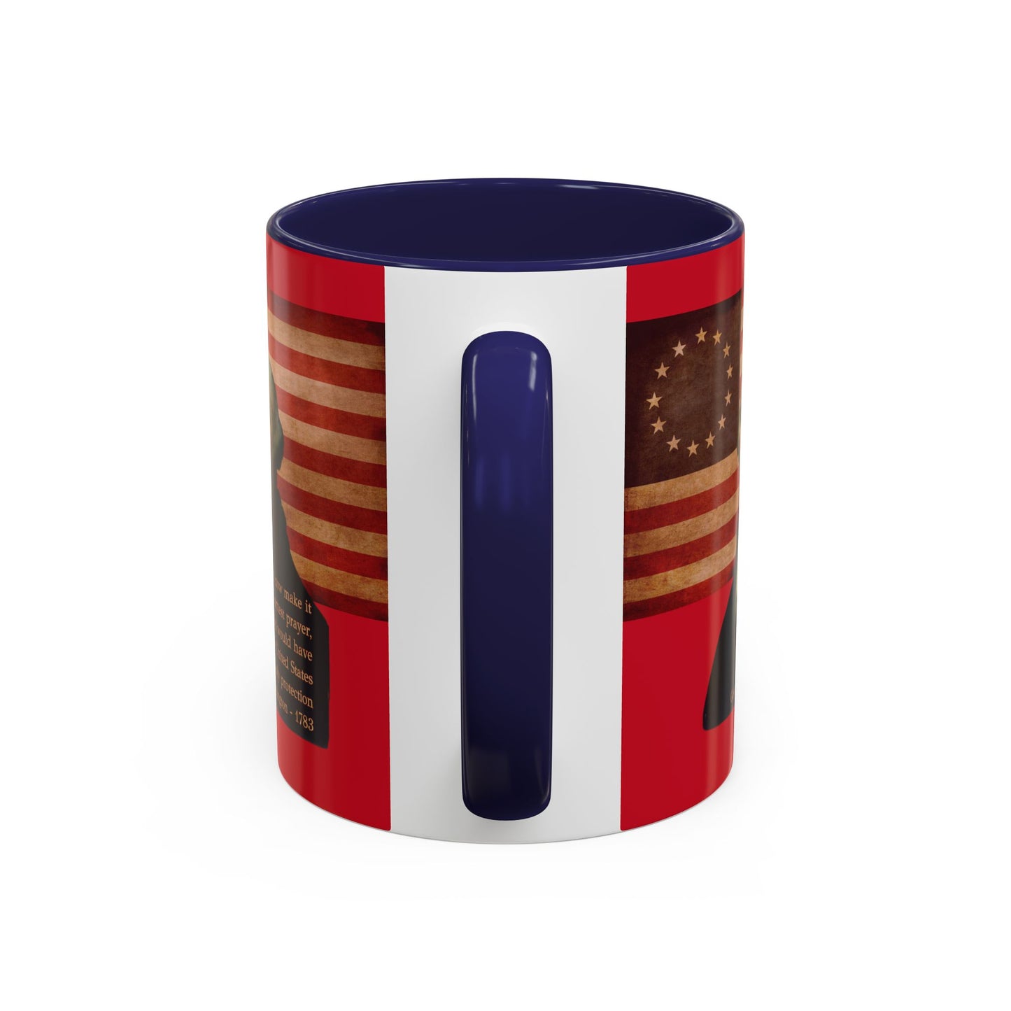 Washington's Earnest Prayer Red Accent Mug by theGreenDragonTavern.shop