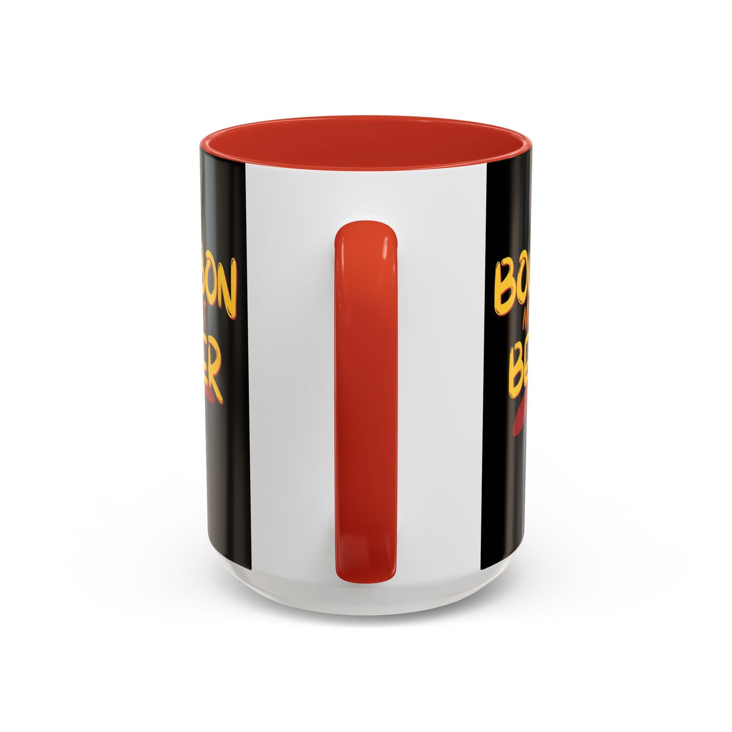 Bourbon makes it better Accent Mug by theGreenDragonTavern.shop