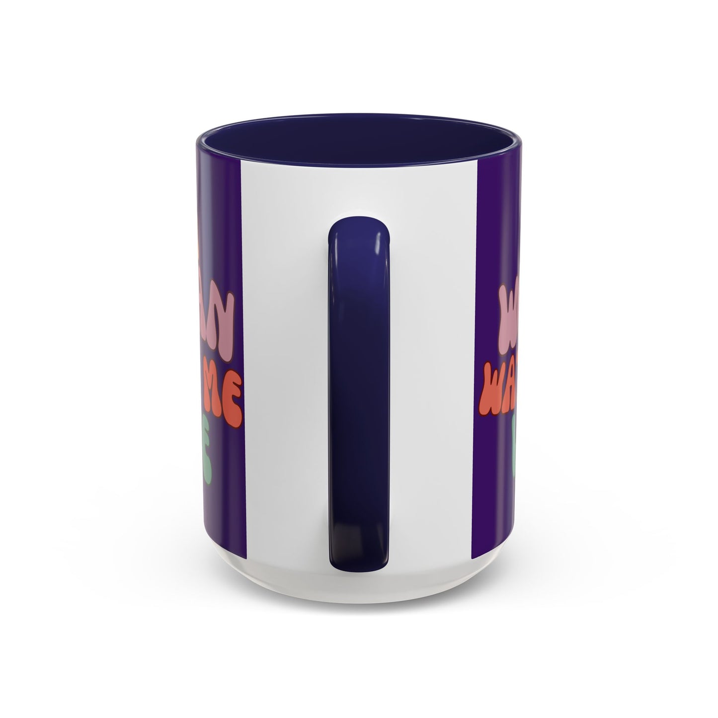 I Am Woman Watch Me Vote Dark Purple Accent Mug by theGreenDragonTavern.shop