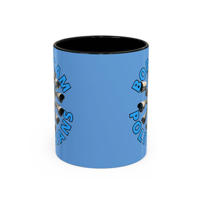 Bodycam the Politicians Cameras Blue Accent Mug by theGreenDragonTavern.shop