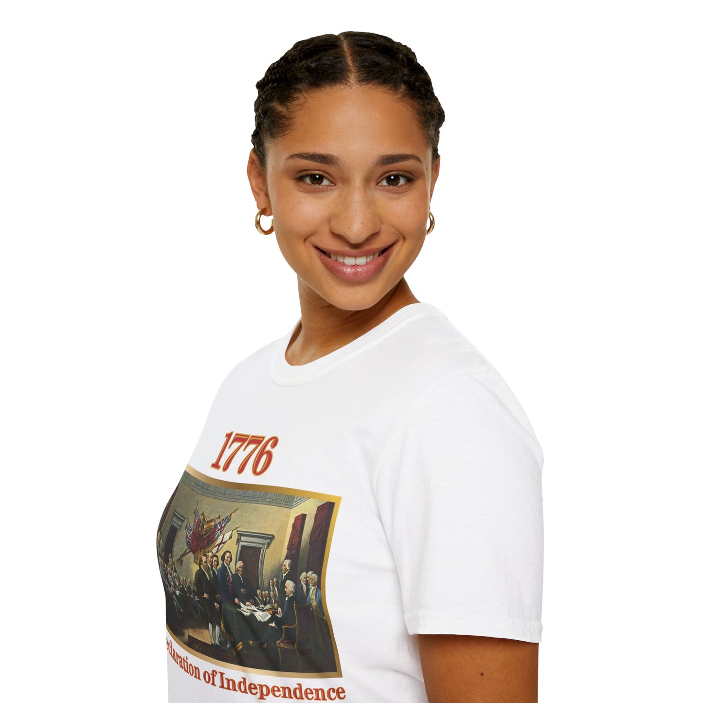 Declaration of Independence Light colors Unisex T-Shirt by theGreenDragonTavern.shop