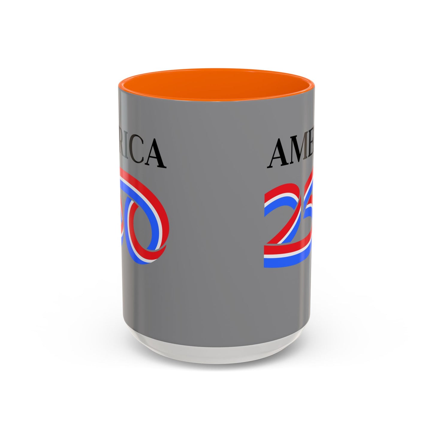America 250 Grey Accent Mug by theGreenDragonTavern.shop