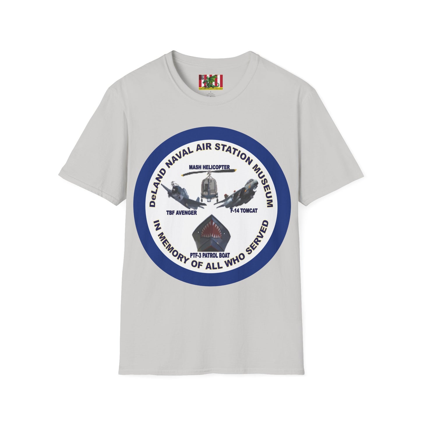 DNASM Student Art Navy Frame Lighter colors Unisex T-Shirt by theGreenDragonTavern.shop