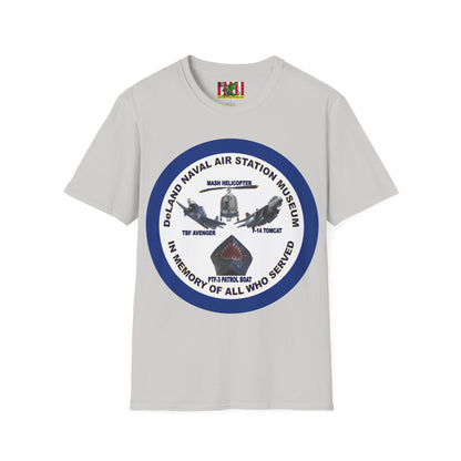 DNASM Student Art Navy Frame Lighter colors Unisex T-Shirt by theGreenDragonTavern.shop