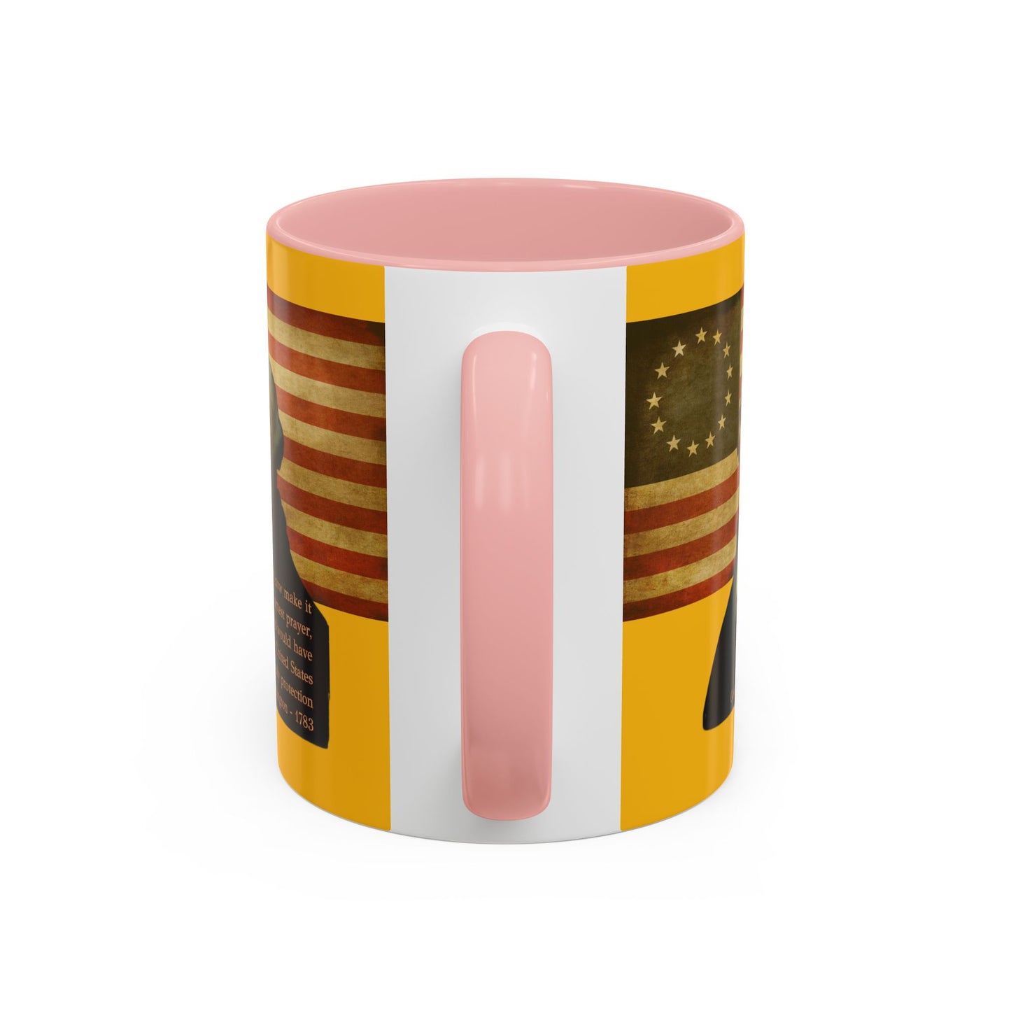 Washington's Earnest Prayer Yellow Accent Mug by theGreenDragonTavern.shop