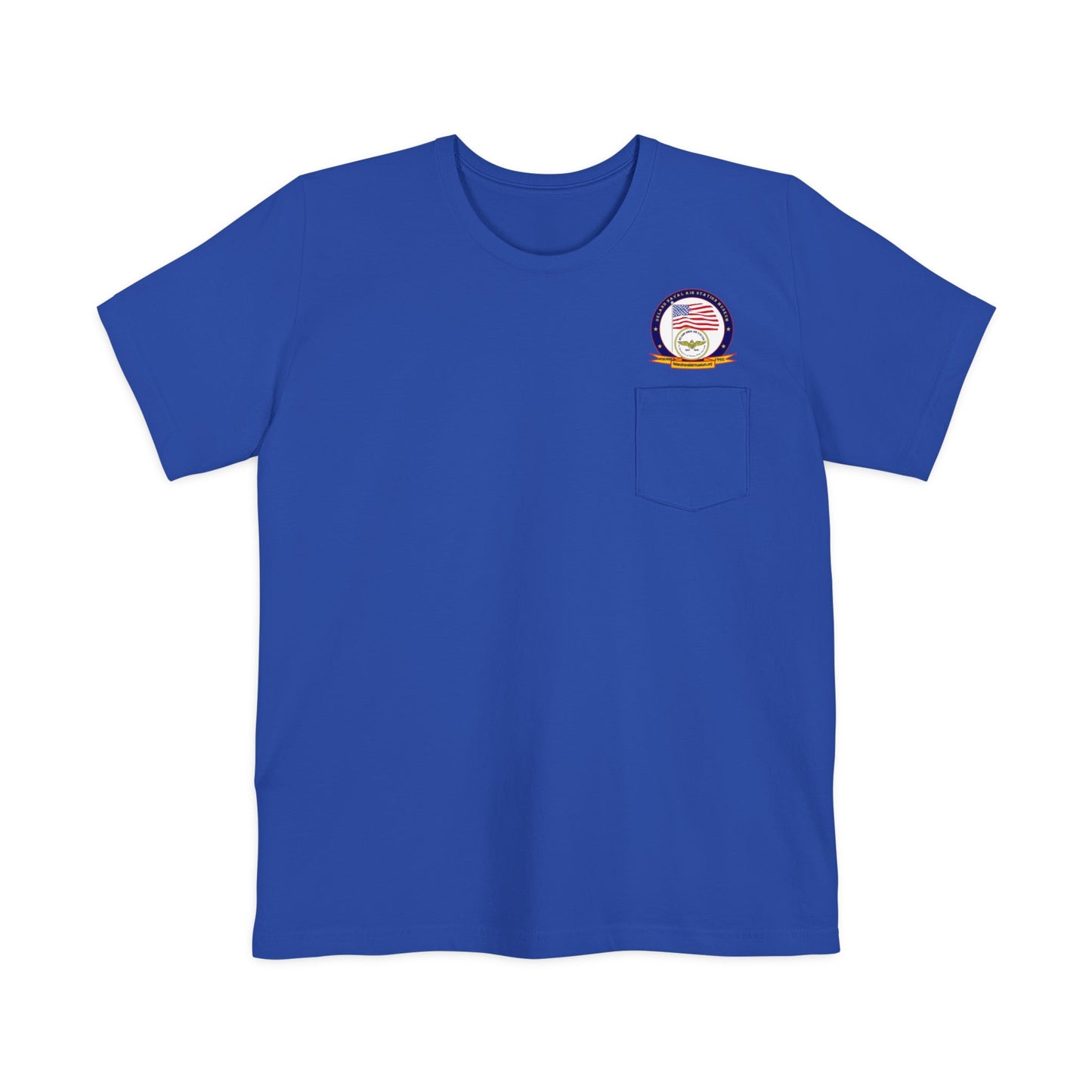 DeLand Naval Air Station Museum Unisex Pocket T-Shirt by theGreenDragonTavern.shop