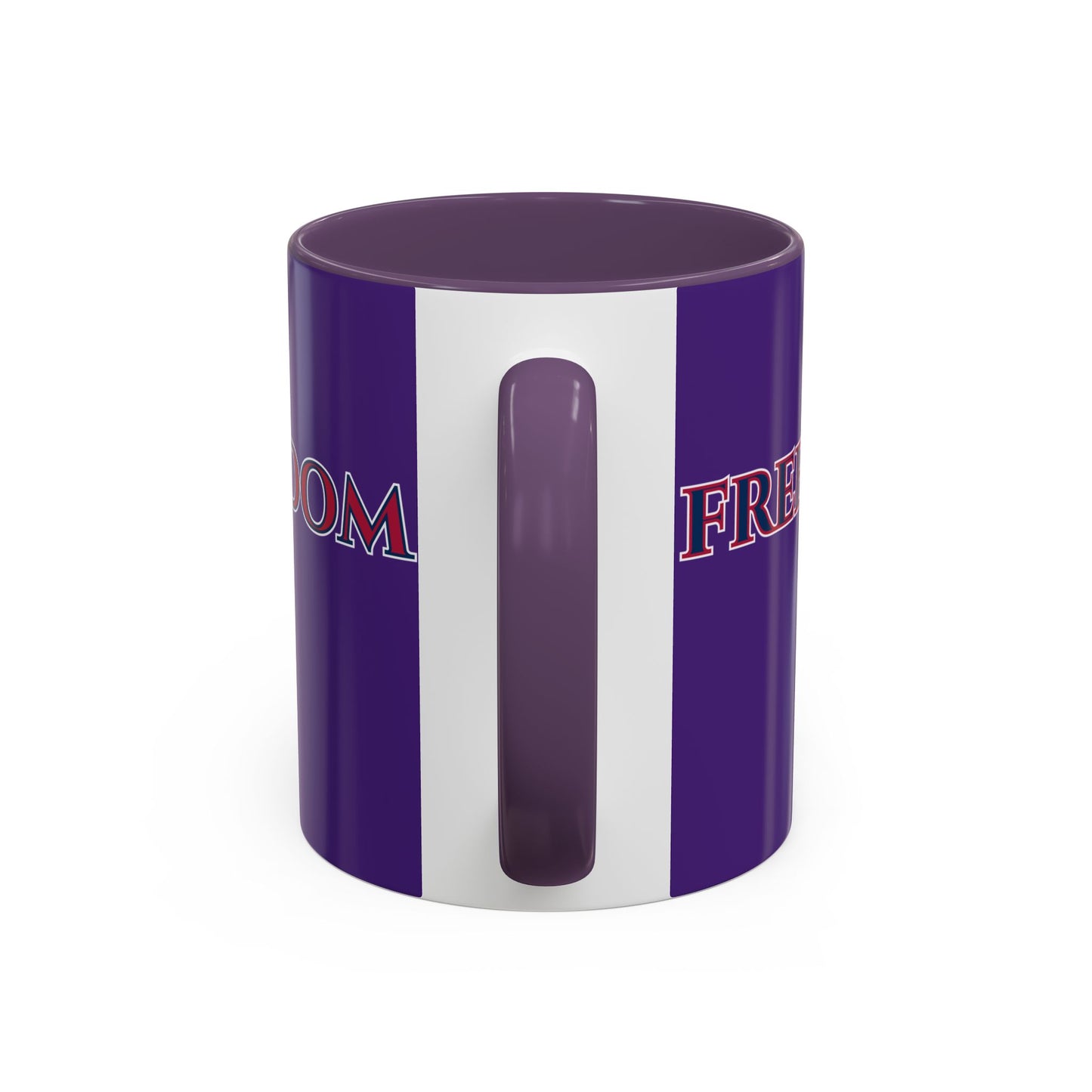 Freedom, Dark Purple Accent Mug by theGreenDragonTavern.shop