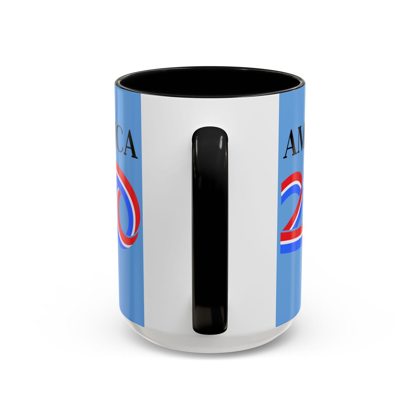 America 250 Light Blue Accent Mug by theGreenDragonTavern.shop