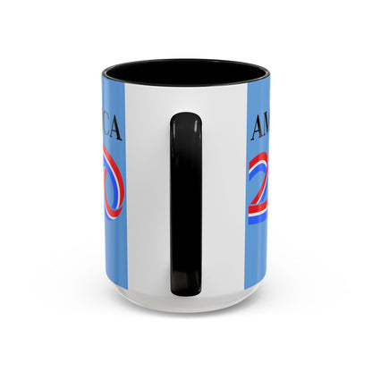 America 250 Light Blue Accent Mug by theGreenDragonTavern.shop