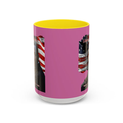 "I Have a Dream" MLKJr Pink Accent Mug by theGreenDragonTavern.shop