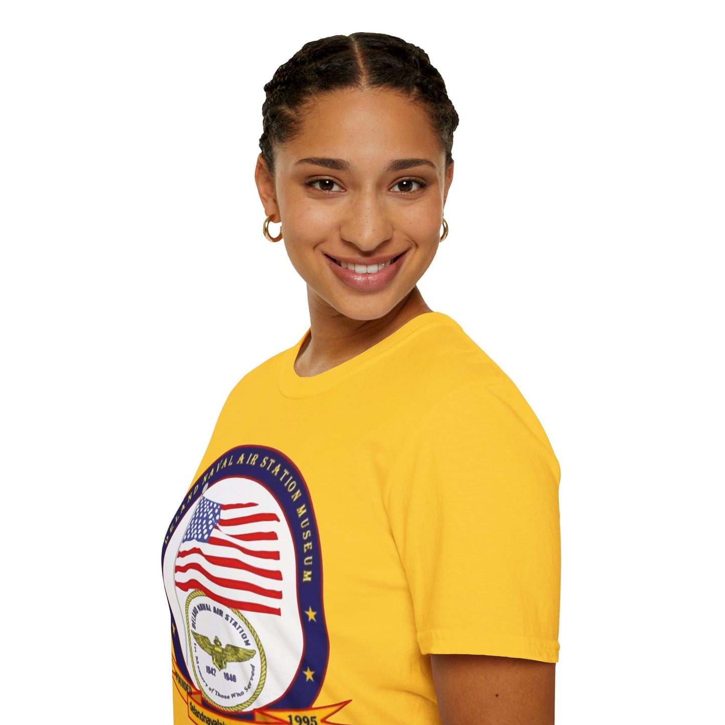 DeLand Naval Air Station Museum Lighter Colors Unisex T-Shirt by theGreenDragonTavern.shop
