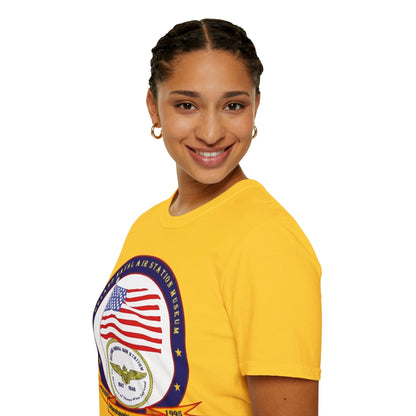 DeLand Naval Air Station Museum Lighter Colors Unisex T-Shirt by theGreenDragonTavern.shop