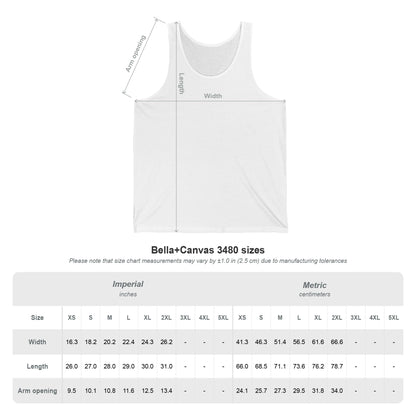Charlie Kirk, Healthy Debate Unisex Jersey Tank Top by theGreenDragonTavern.shop