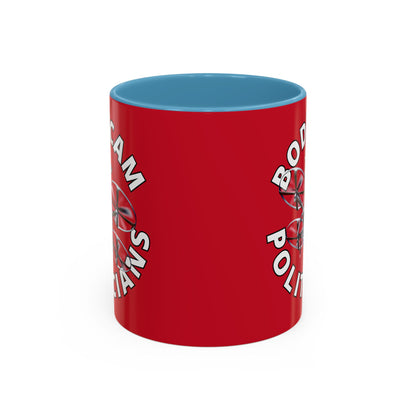 Bodycam the Politicians Drone Red Accent Mug by theGreenDragonTavern.shop