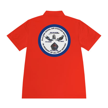 DNASM Student Art Navy Frame, 2-Sided Sport Polo Shirt by theGreenDragonTavern.shop