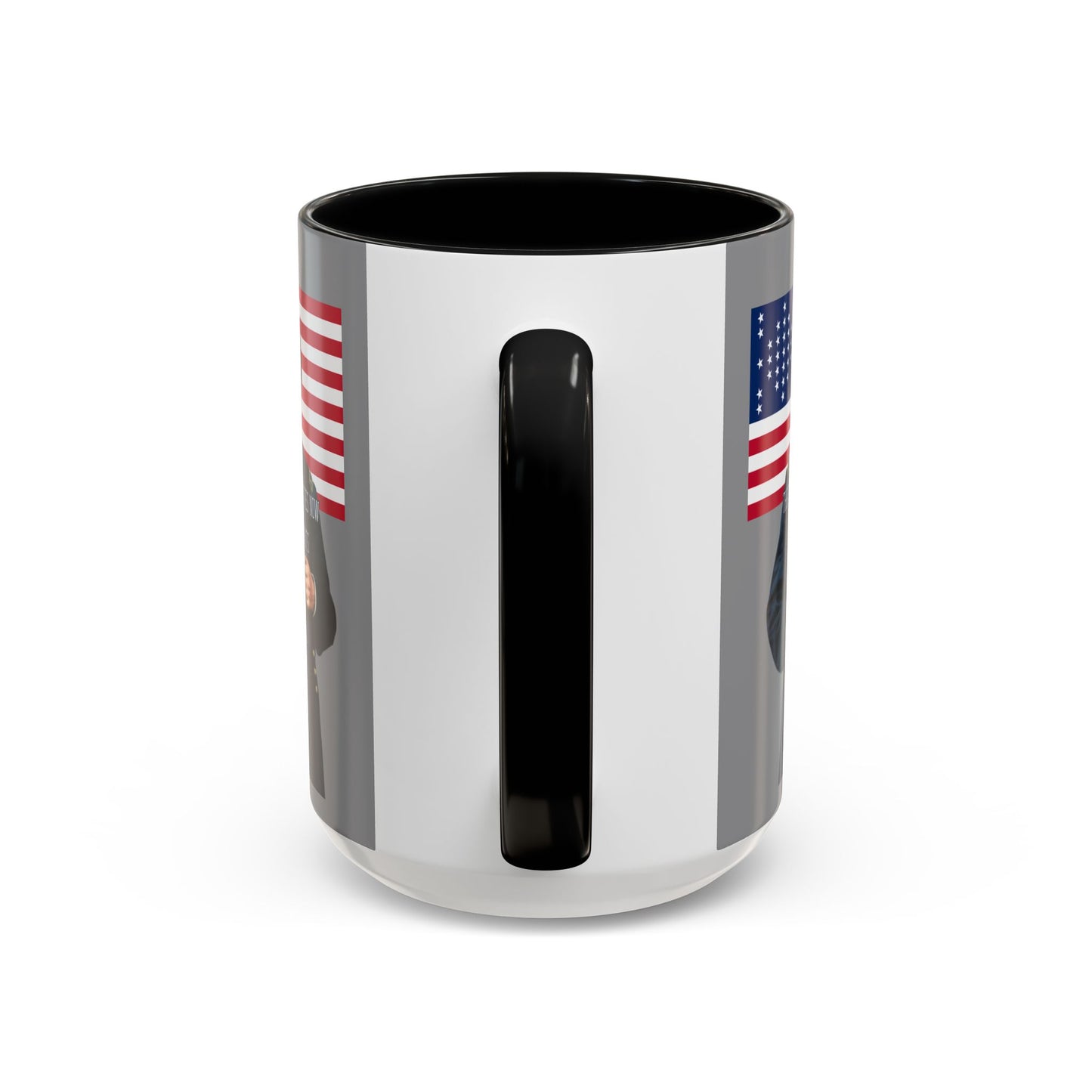 "Traitors and Patriots" Ulysses Grant Grey Accent Mug by theGreenDragonTavern.shop