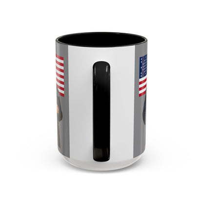 "Traitors and Patriots" Ulysses Grant Grey Accent Mug by theGreenDragonTavern.shop
