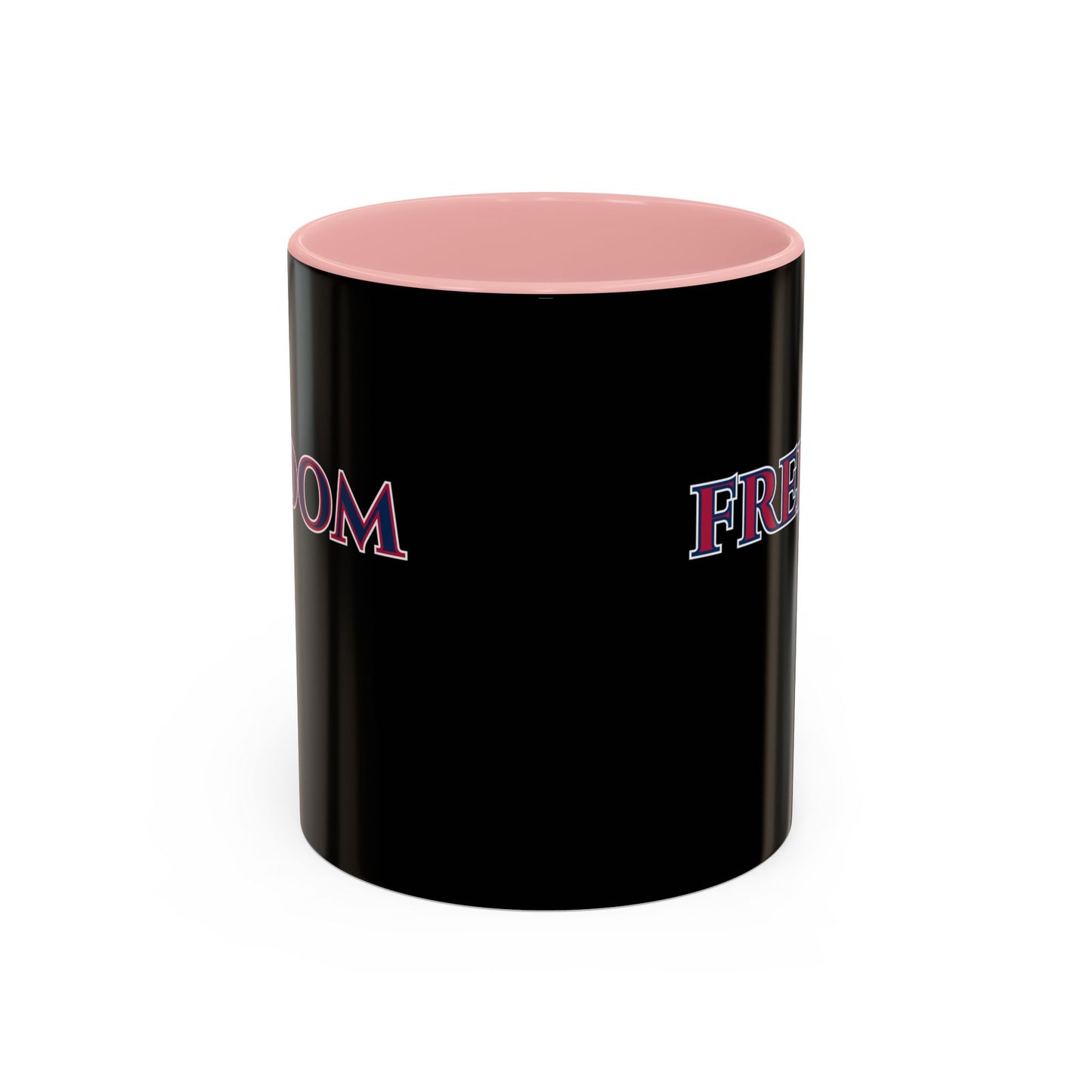 Freedom, Black Accent Mug by theGreenDragonTavern.shop