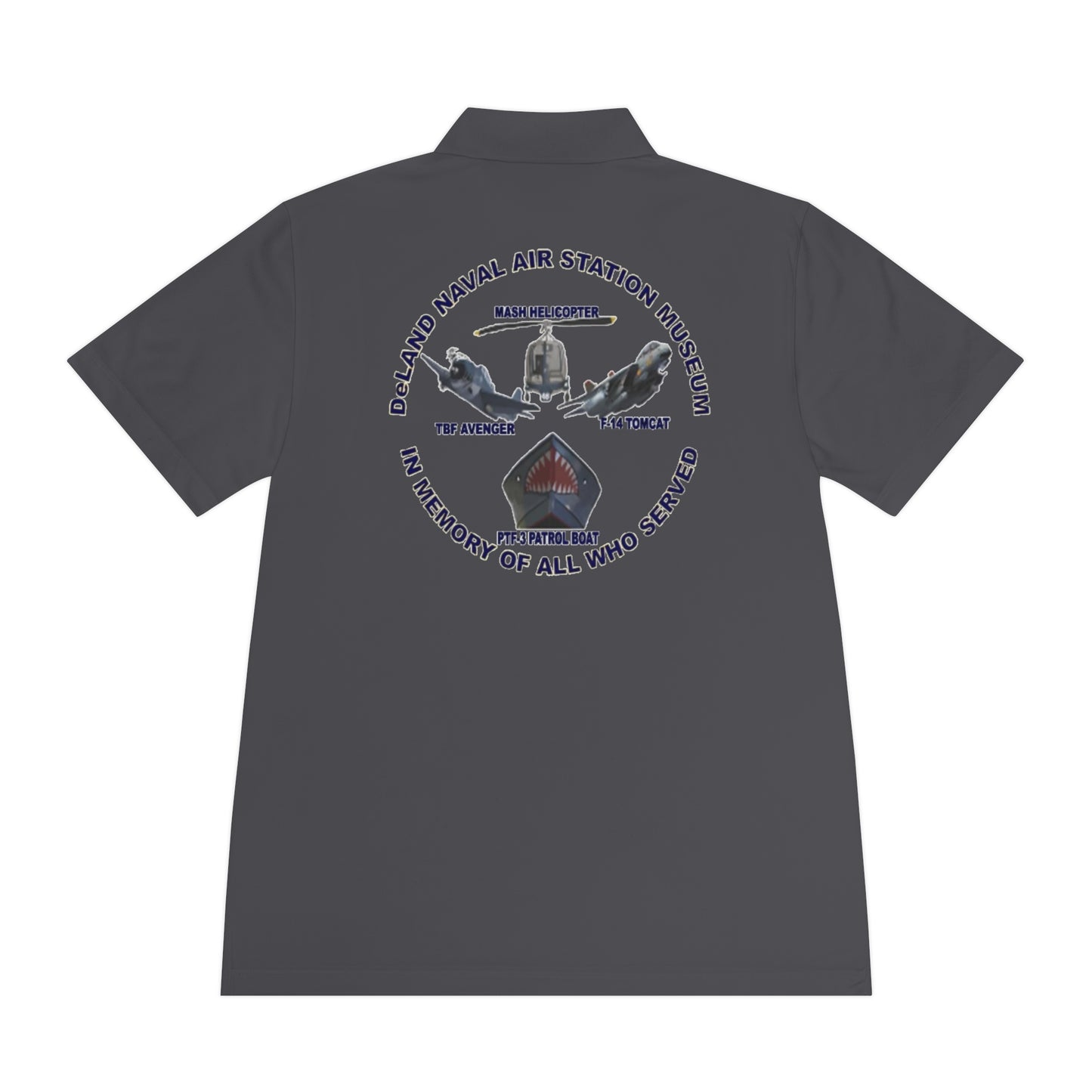 DNASM Student Art 2-Sided Sport Polo Shirt by theGreenDragonTavern.shop