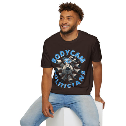 Bodycam the Politicians Cameras Dark colors Unisex T-Shirt by theGreenDragonTavern.shop