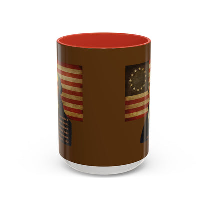 Washington's Earnest Prayer Brown Accent Mug by theGreenDragonTavern.shop