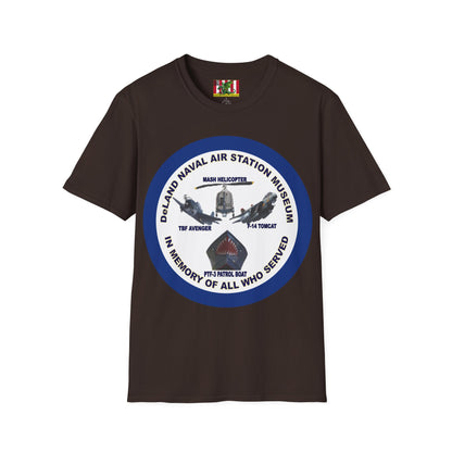 DNASM Student Art Navy Frame Darker colors Unisex T-Shirt by theGreenDragonTavern.shop