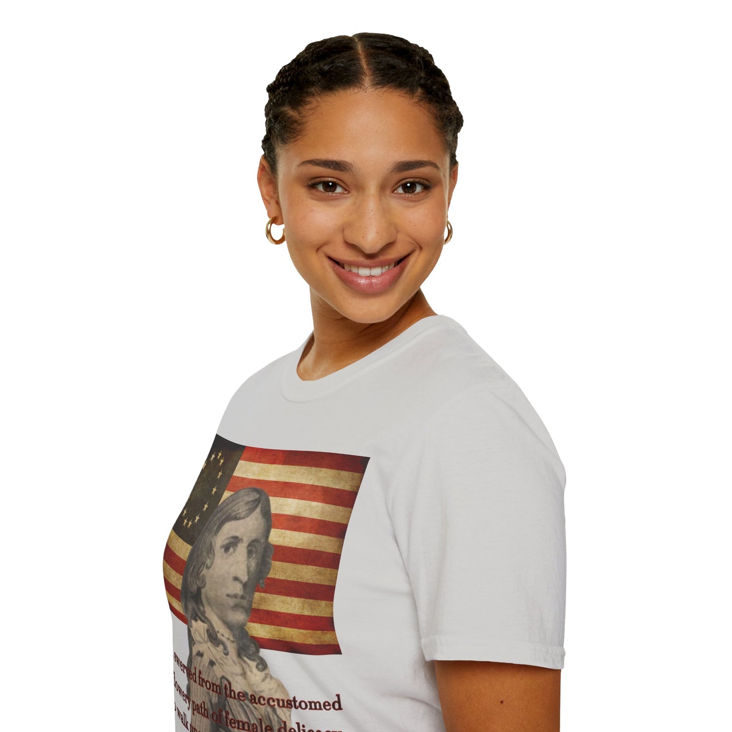 Deborah Sampson, America's Mulan Light colors Unisex T-Shirt by theGreenDragonTavern.shop