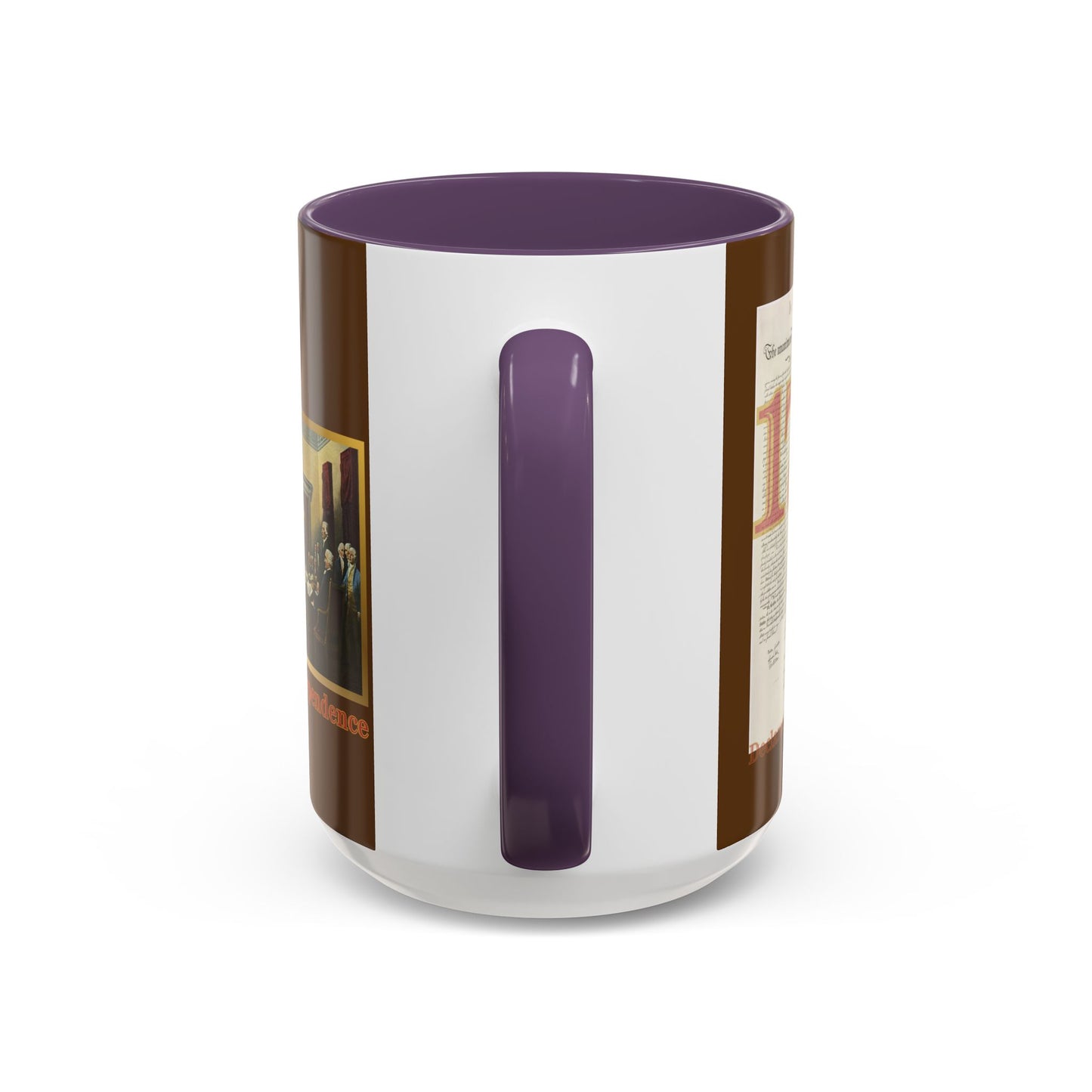 Declaration of Independence Brown Accent Mug by theGreenDragonTavern.shop