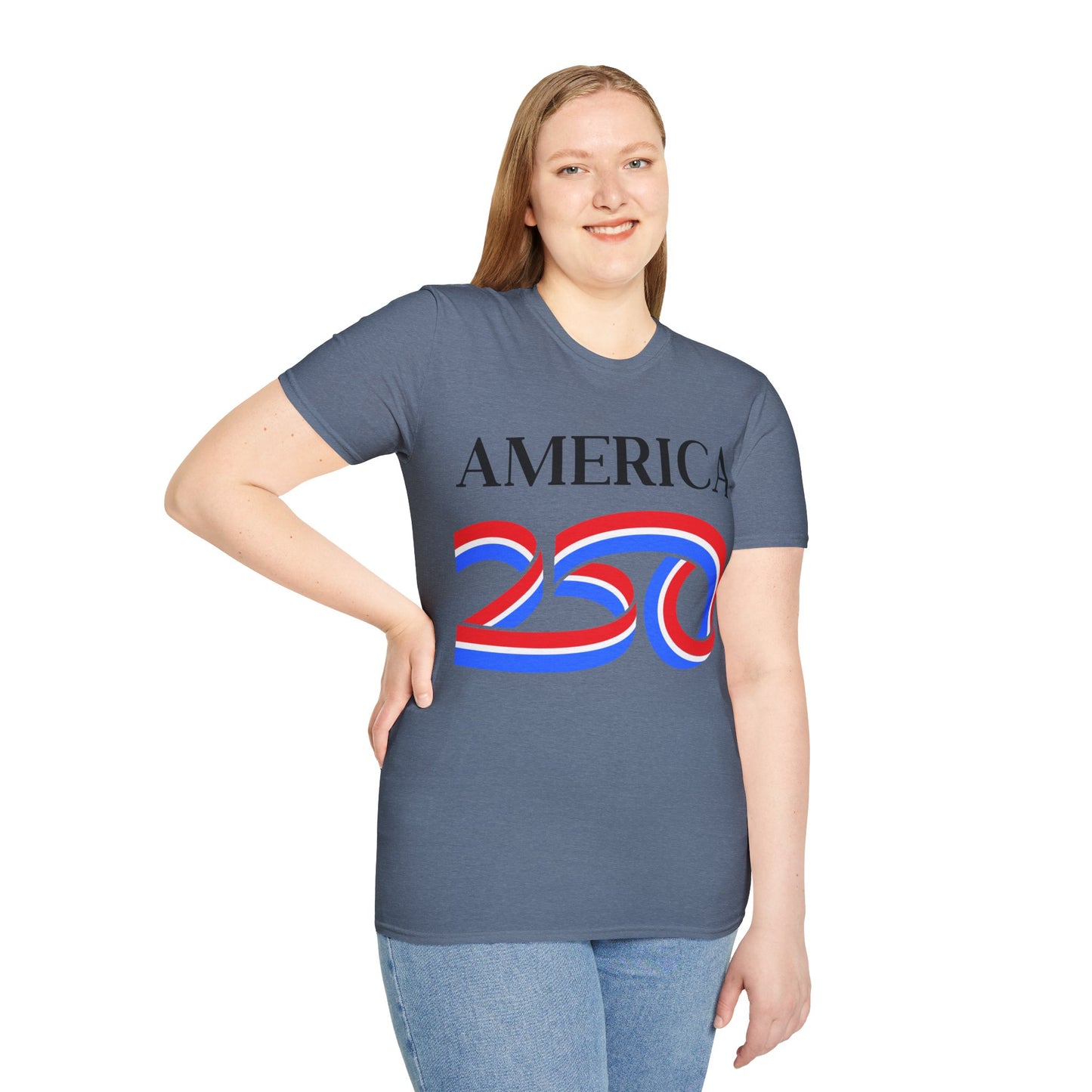 America 250 Black font, Dark colors, Unisex T-Shirt by theGreenDragonTavern.shop