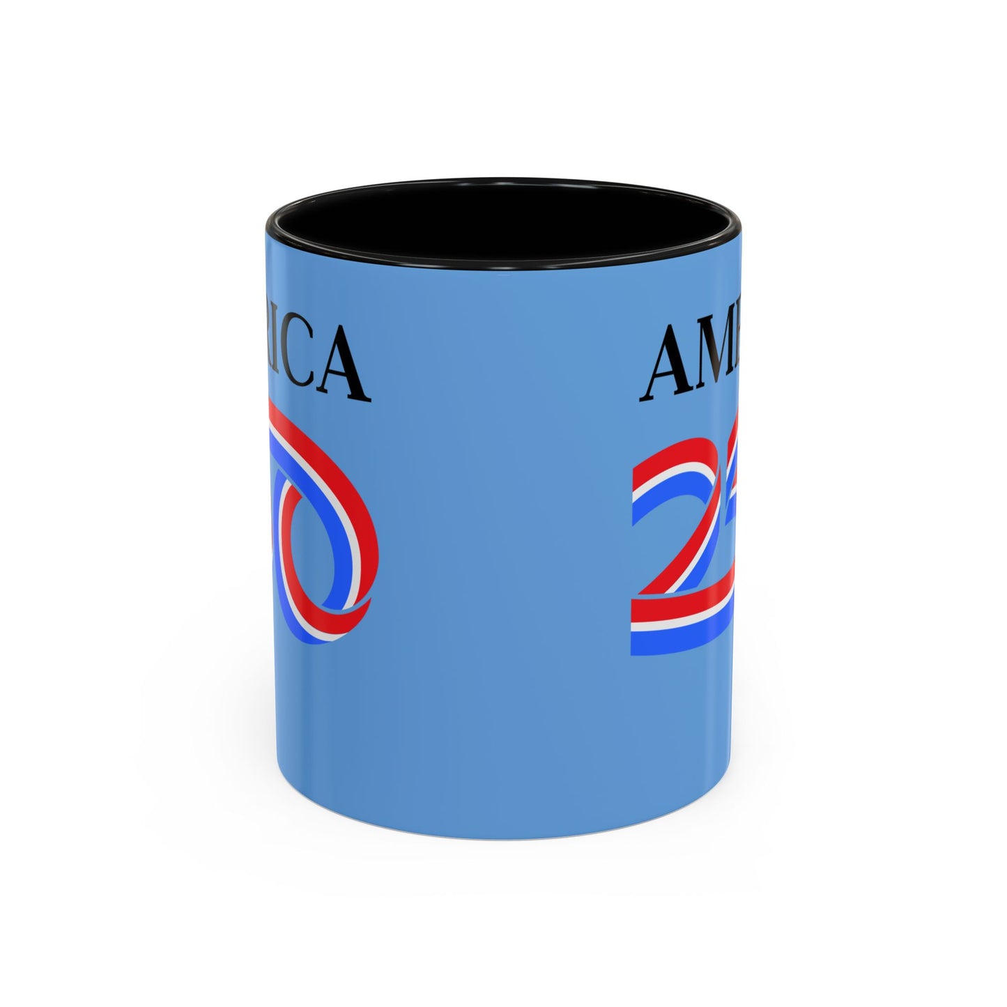 America 250 Light Blue Accent Mug by theGreenDragonTavern.shop