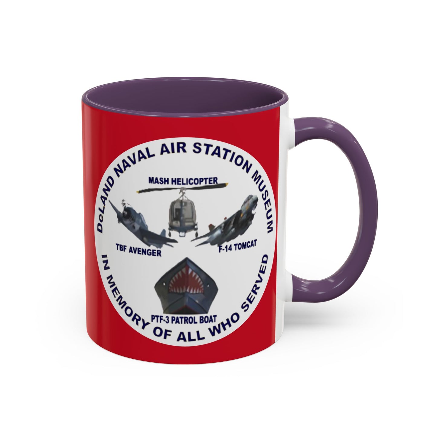 DNASM 2-sided, Founding & Student Art w/WhiteBG Red Accent Mug by theGreenDragonTavern.shop