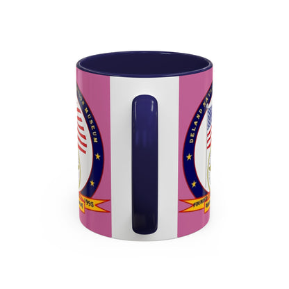 DeLand Naval Air Station Museum Pink Accent Mug by theGreenDragonTavern.shop