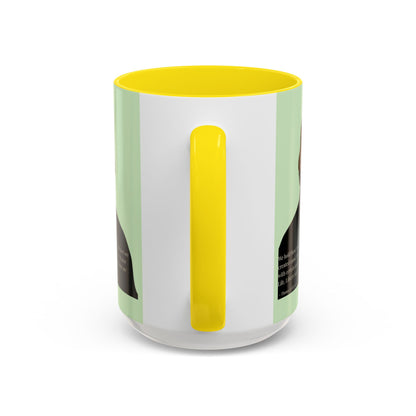 We hold these truths to be self-evident Light Green Accent Mug by theGreenDragonTavern.shop